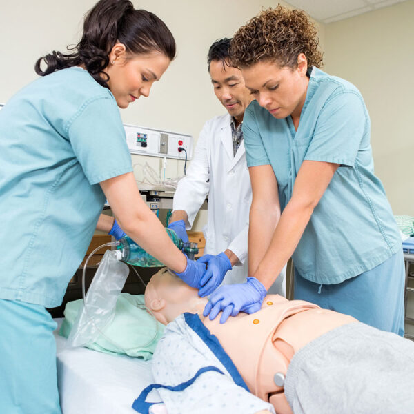 Healthcare Providers taking BLS course